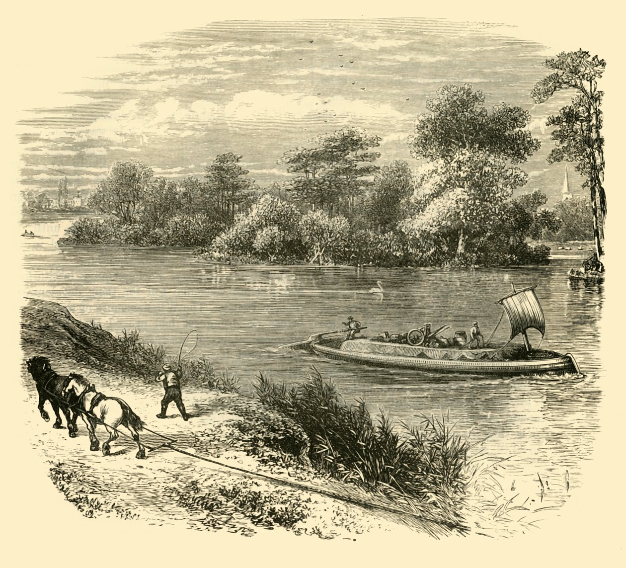 Magna Carta Island, 1890. av Unbekannt