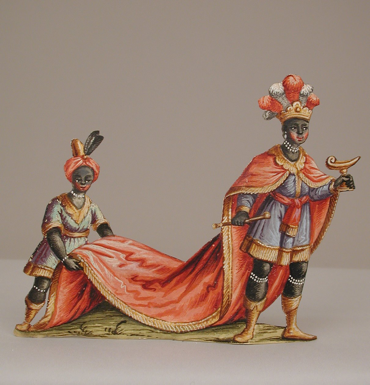 Magus med maurisk ledsager, 1700-tallet. av Unbekannt