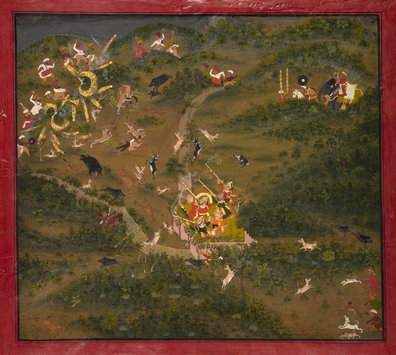 Maharaja Jagat Singh Hunting, 1734-1751. av Unbekannt