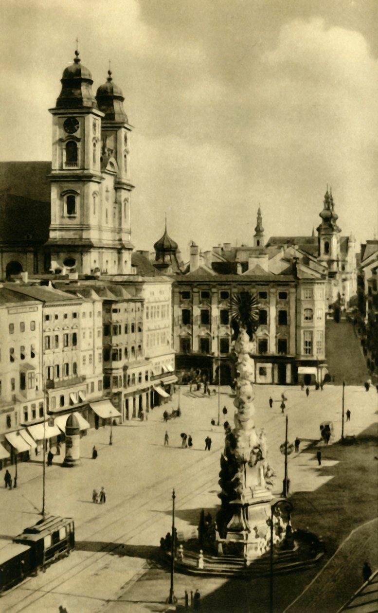 Main Square, Linz, Øvre Østerrike, c1935. av Unbekannt