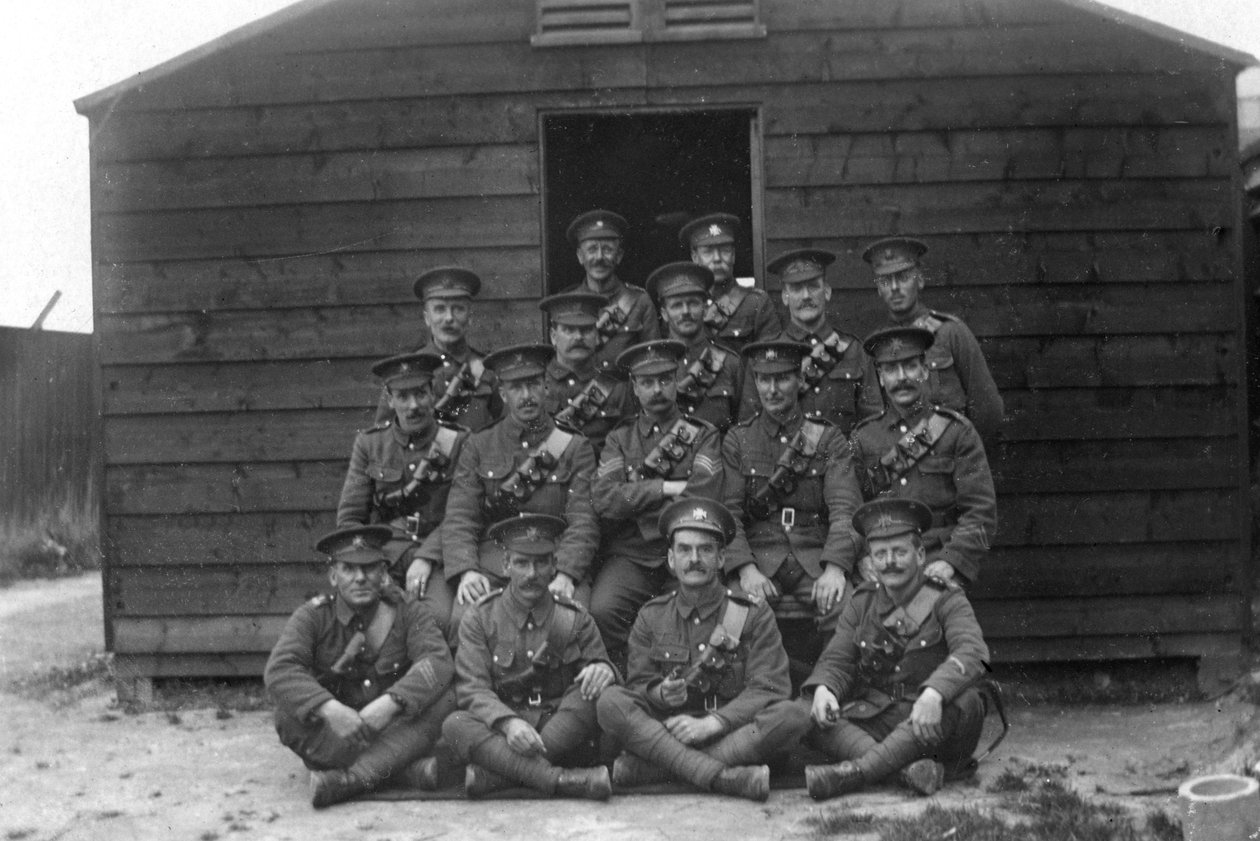 Hovedvakt, Royal Naval Depot, Fleet House og Archcliffe Fort, Dover, c1916 av Unbekannt