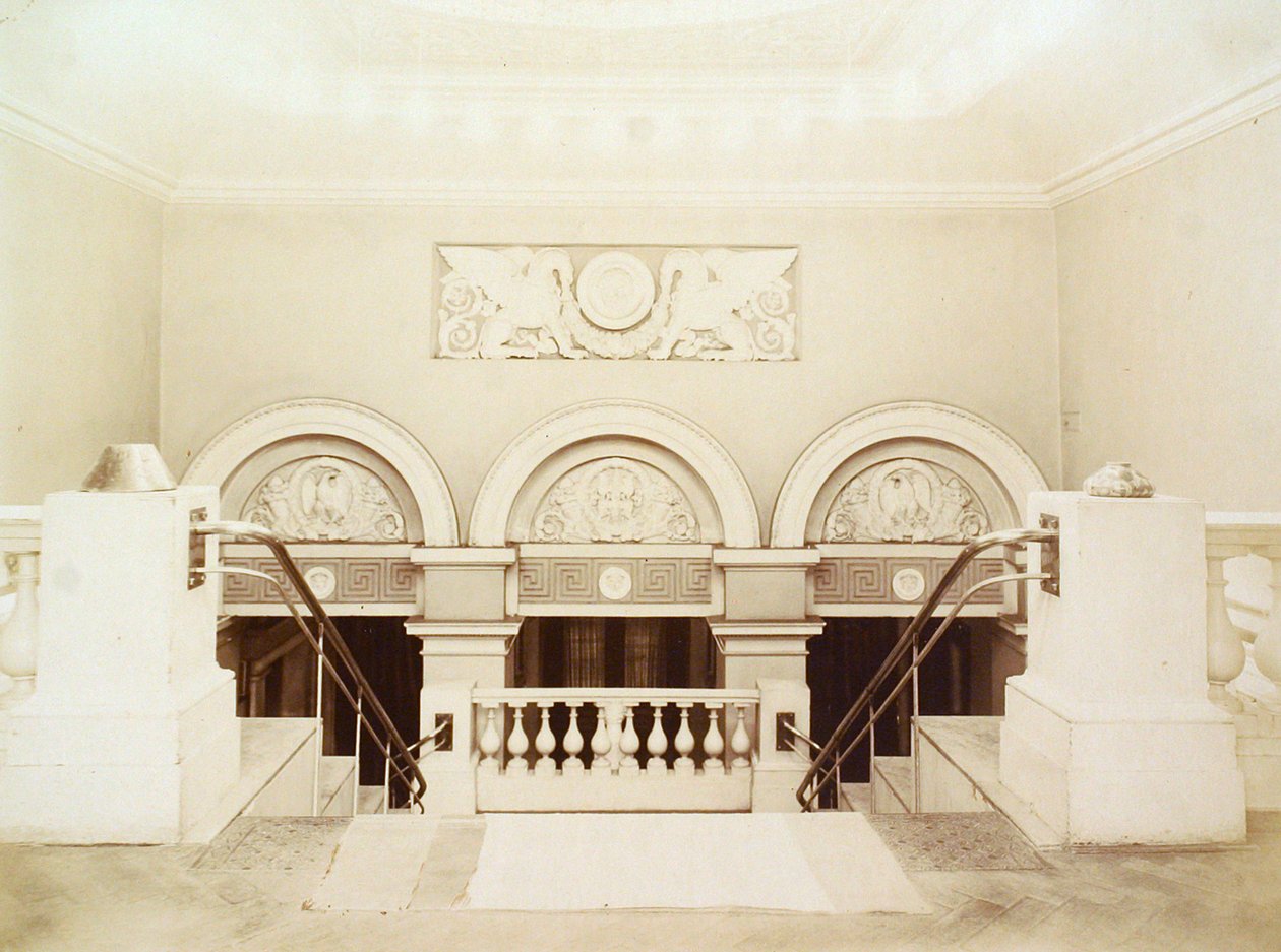 Hovedtrapp, House of Association of Literature and Arts, Russland, 1900-tallet av Unbekannt