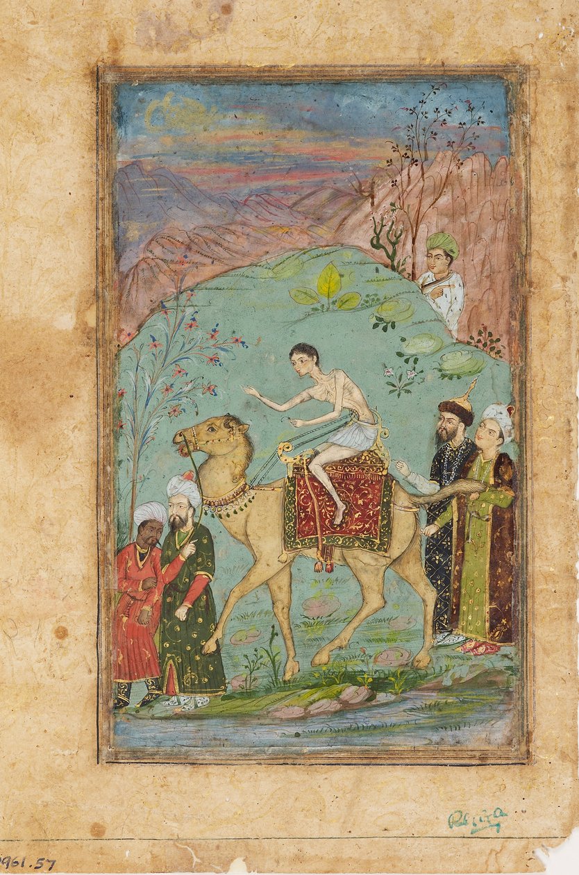 Majnun på en kamel, 1800-tallet av Unbekannt
