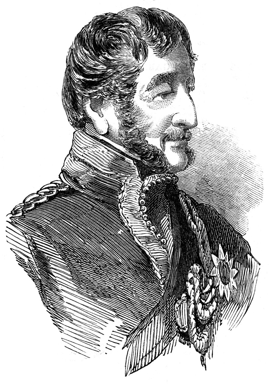 Major Henry Somerset, 7. hertug av Beaufort, 1853 av Unbekannt