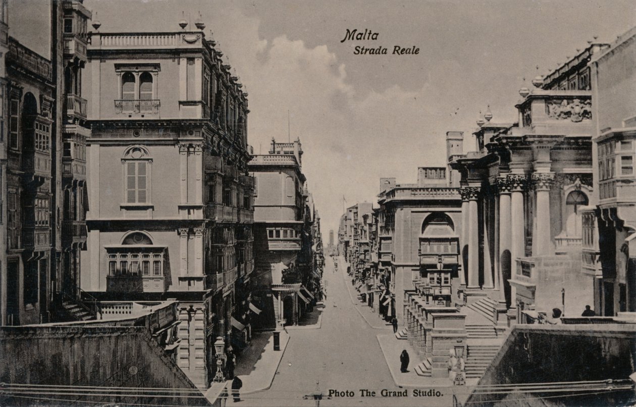 Malta - Royal Route, ca 1900 av Unbekannt