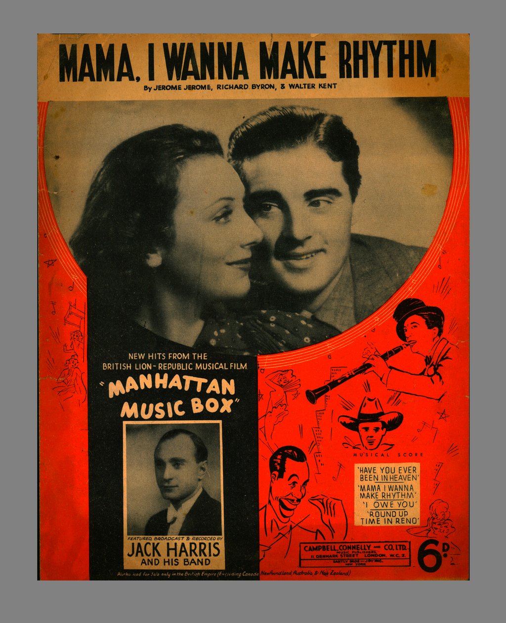Mama, I Wanna Make Rhythm, noter, 1937. av Unbekannt