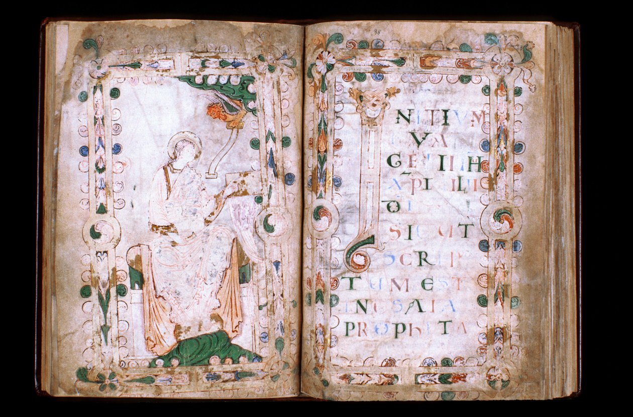 Manche N* 067, Vil de Mortain, Treasure of the Saint Evroult collegiate church, Evangeliebok fra det 10. århundre. av Unbekannt
