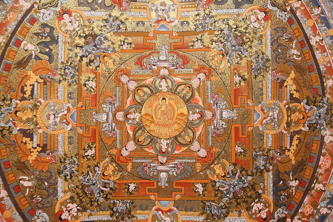 Mandalon Thangka, Bhaktapur, Nepal av Unbekannt