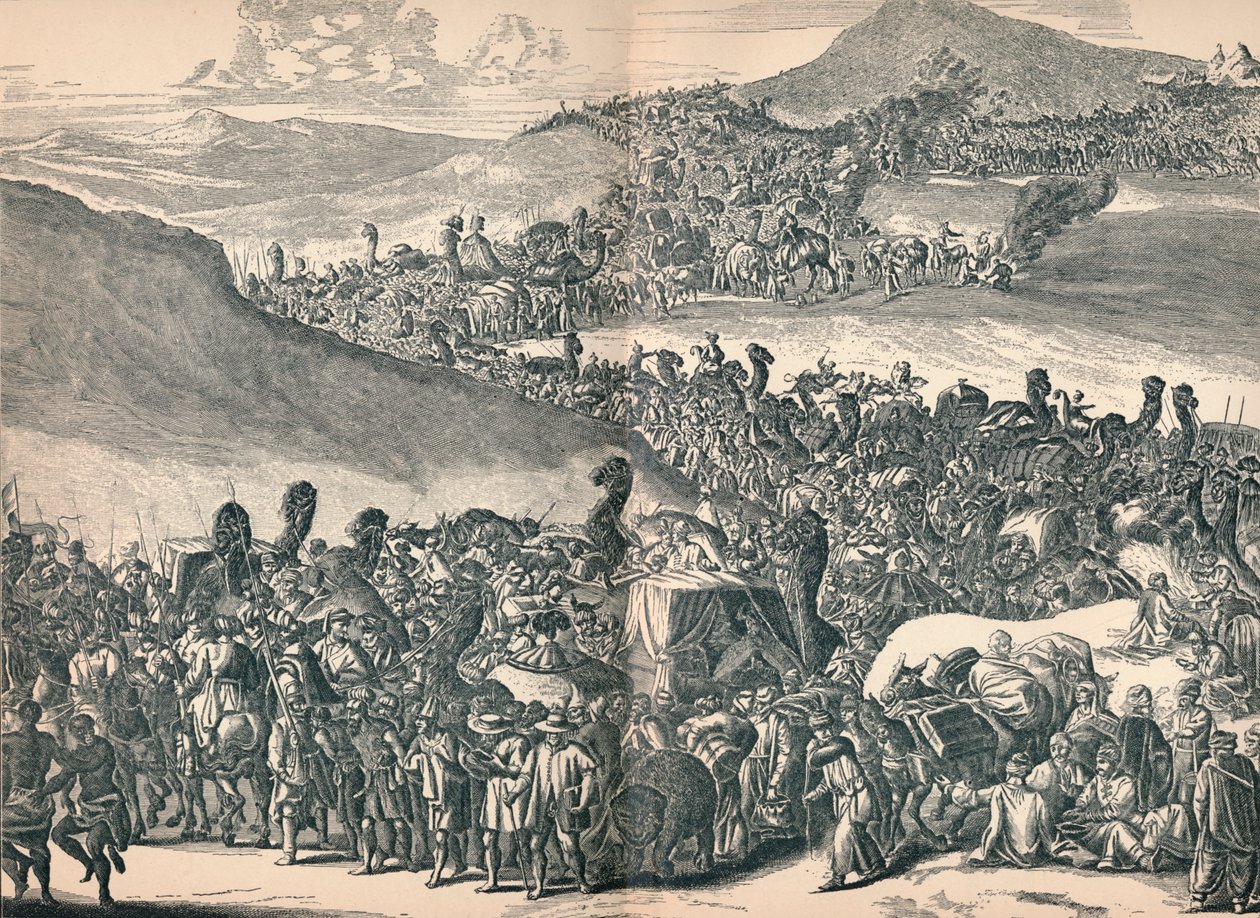 Mansa Musa på vei til Mekka, c1670, 1903 av Unbekannt