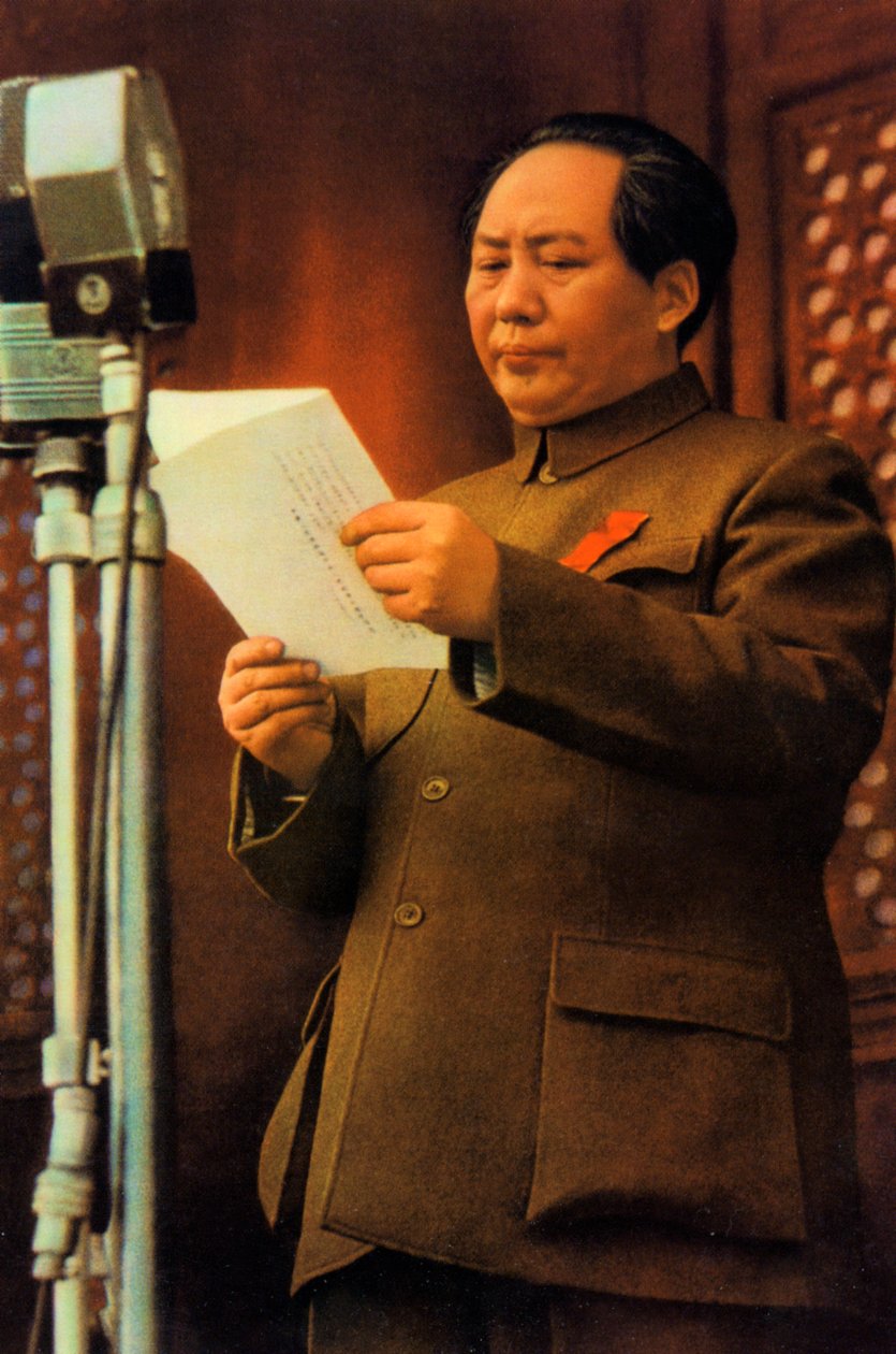 Mao Zedong, kinesisk kommunistisk revolusjonær og leder, c1950-c1960s av Unbekannt
