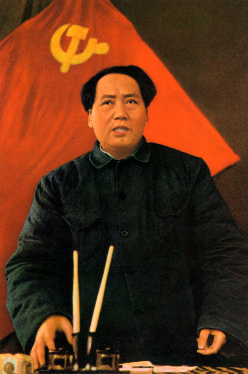 Mao Zedong, kinesisk kommunistisk revolusjonær og leder, c1950-c1960s av Unbekannt