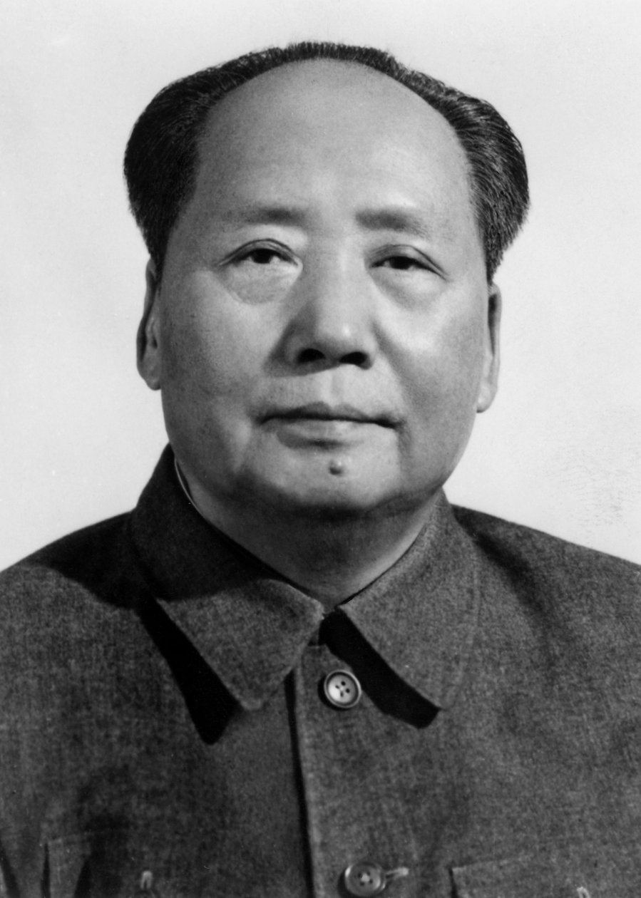 Mao Zedong, kinesisk kommunistisk revolusjonær og leder, ca 1950-tallet av Unbekannt