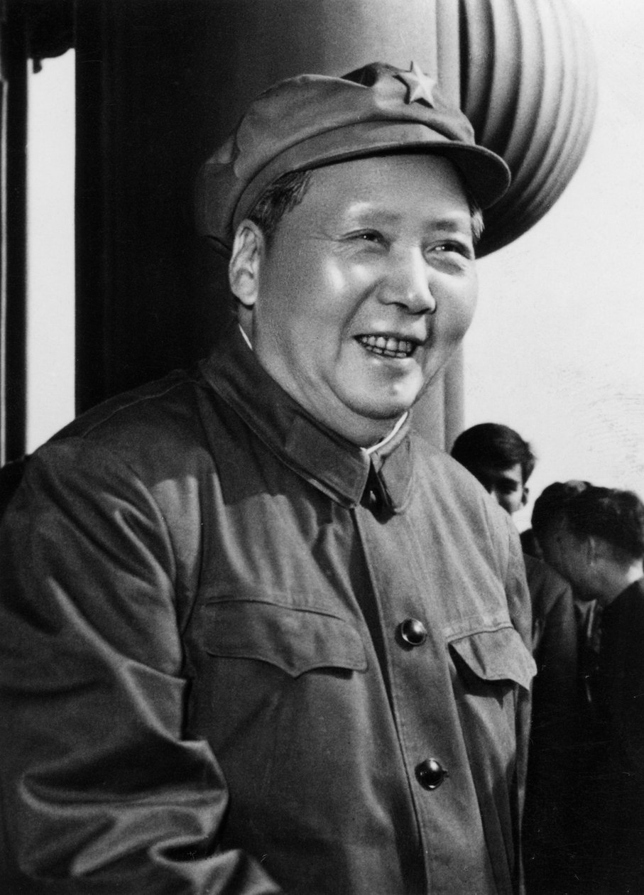 Mao Zedong, kinesisk kommunistisk revolusjonær og leder, ca 1960-tallet av Unbekannt