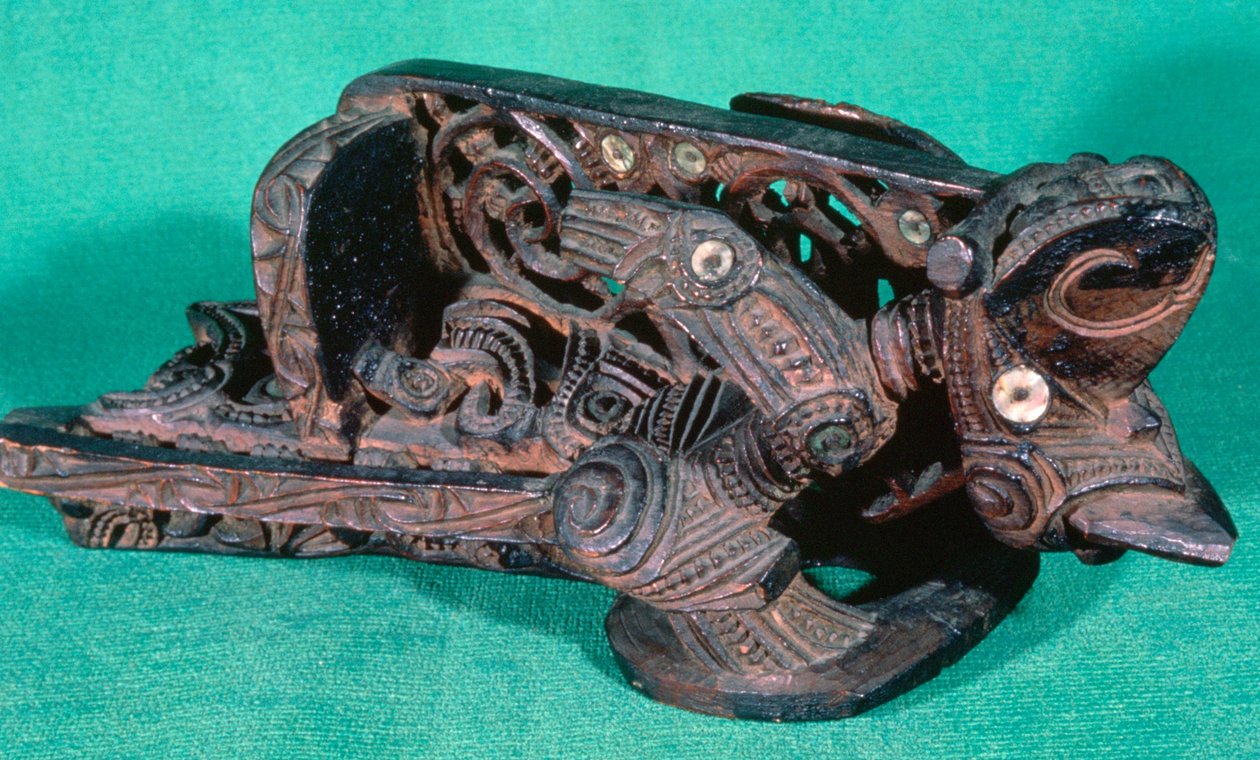 Maori kanobaug, New Zealand av Unbekannt