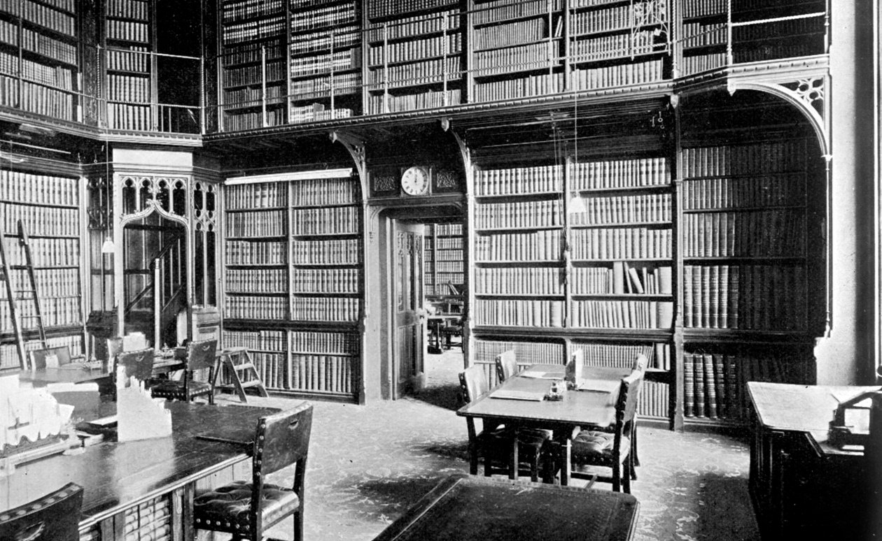 Kartrom, House of Commons Library, Palace of Westminster, London, c1905 av Unbekannt