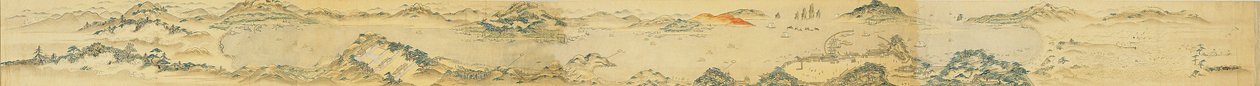 Kart over Choryang Waegwan og området rundt i Busan under Joseon..., 1800-tallet. av Unbekannt