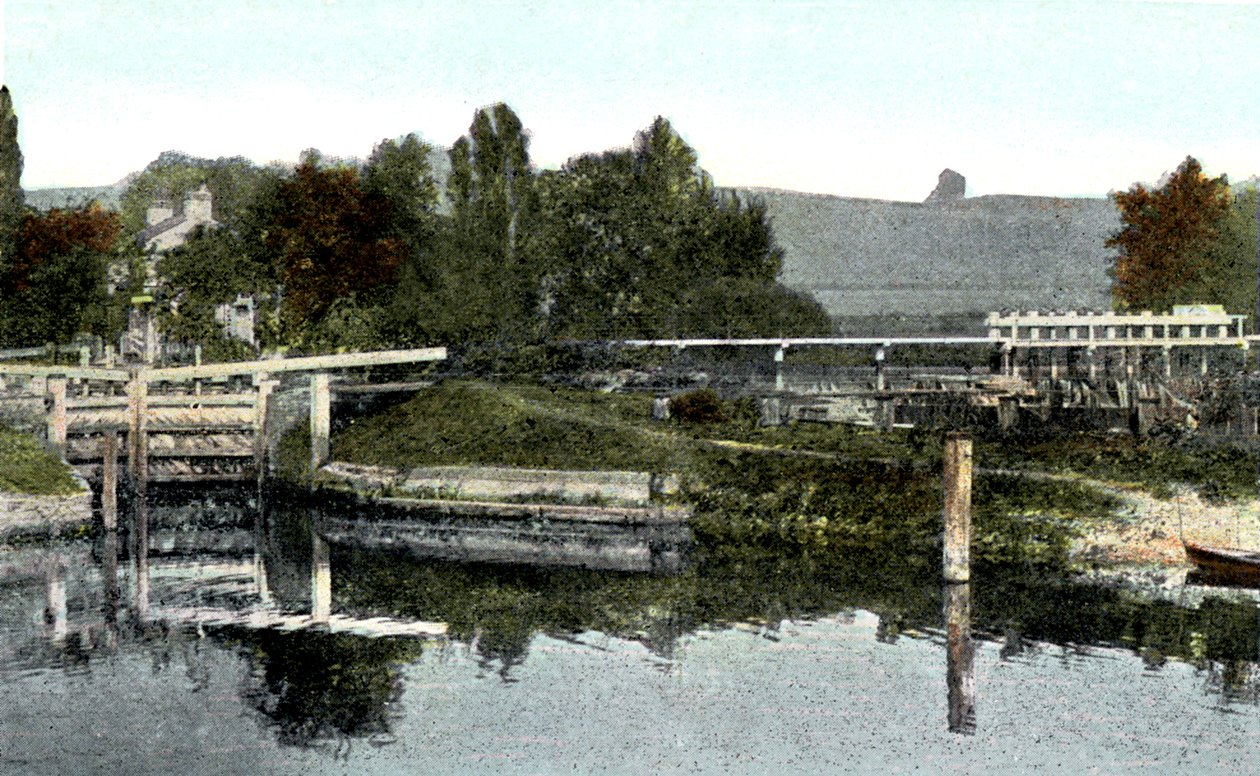 Mapledurham Lock, Oxfordshire, 1900-tallet av Unbekannt