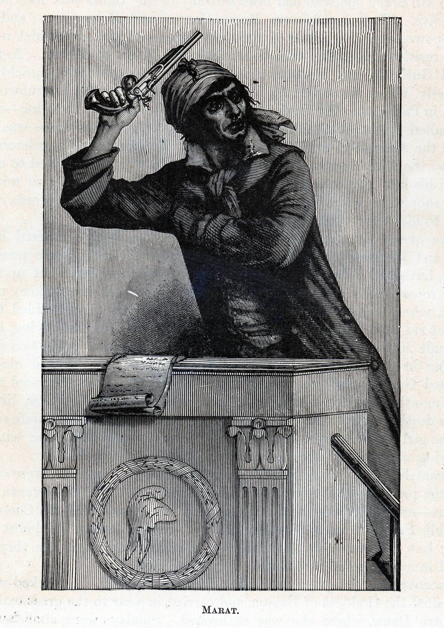 Marat, 1882 av Unbekannt