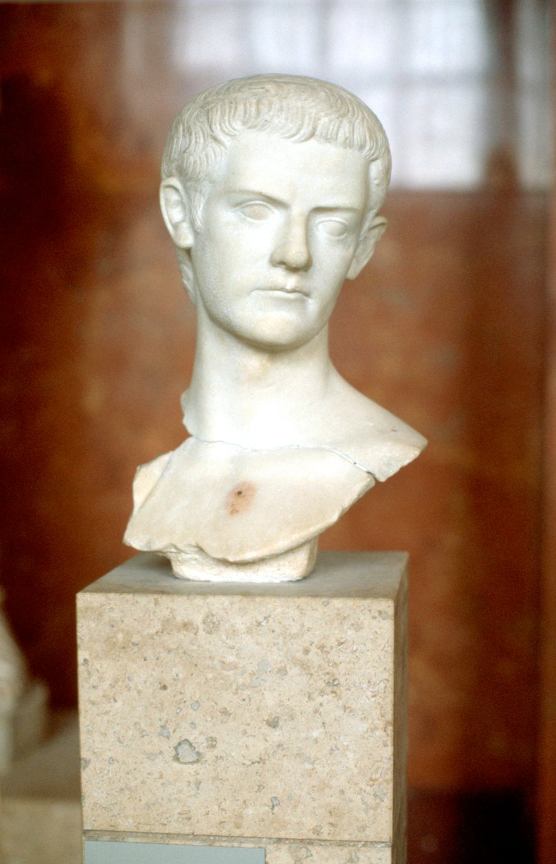 Marmorbyste av keiser Caligula av Unbekannt