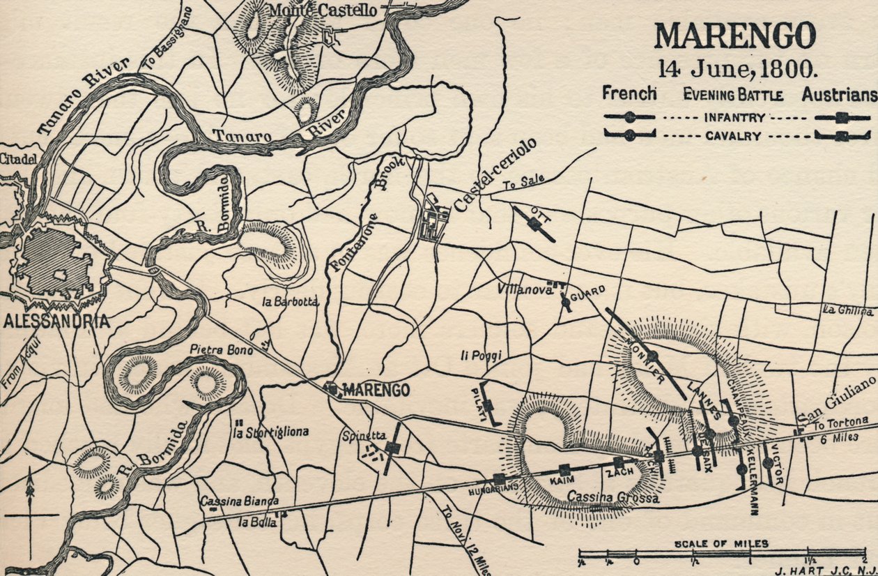 Marengo - 14. juni, 1800 kveldskamp, 1896 av Unbekannt