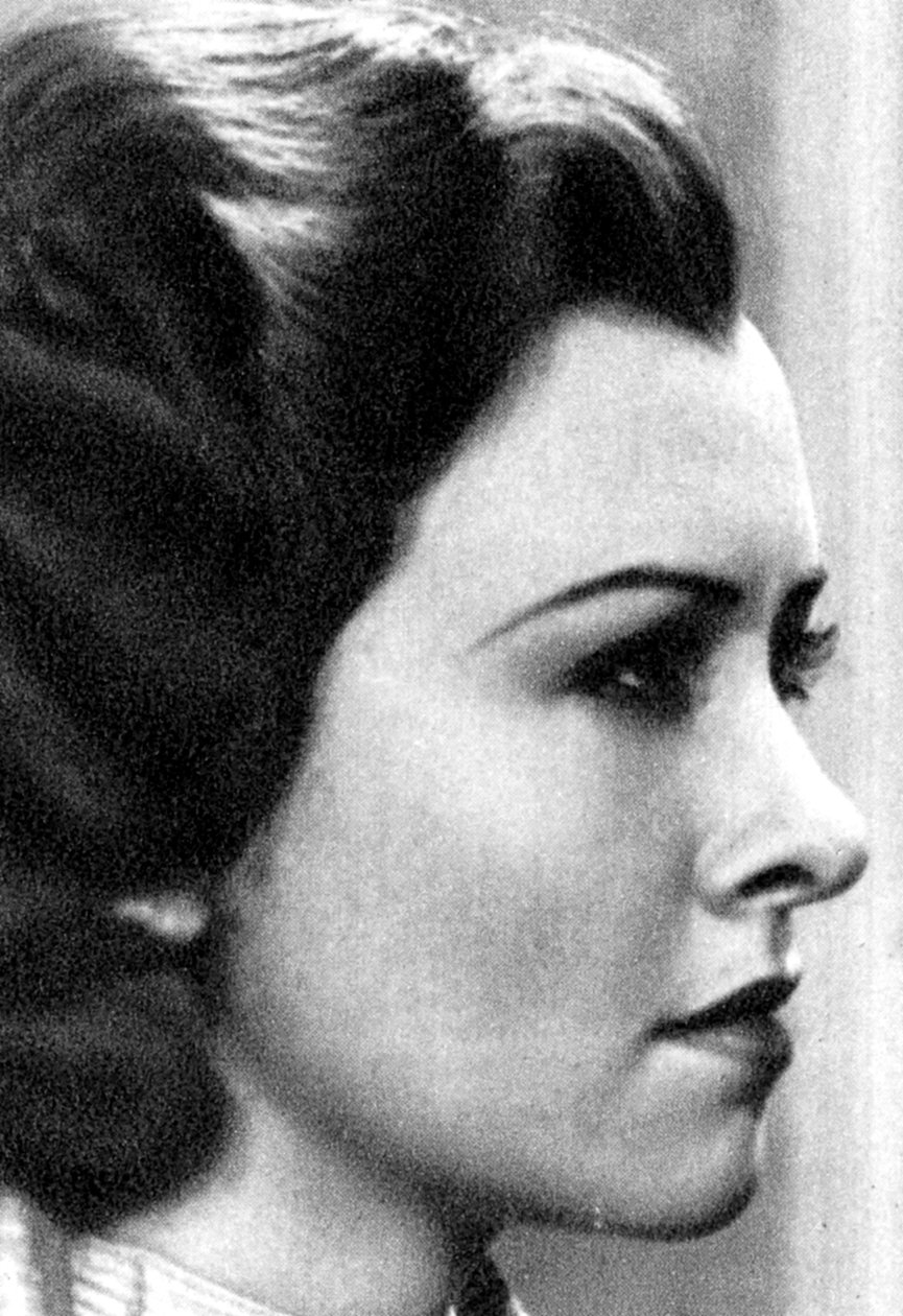 Margaret Lindsay , amerikansk skuespillerinne, 1934-1935 av Unbekannt