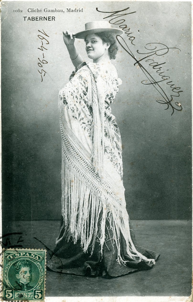 Maria Rodriguez , spansk skuespillerinne, 1905 av Unbekannt