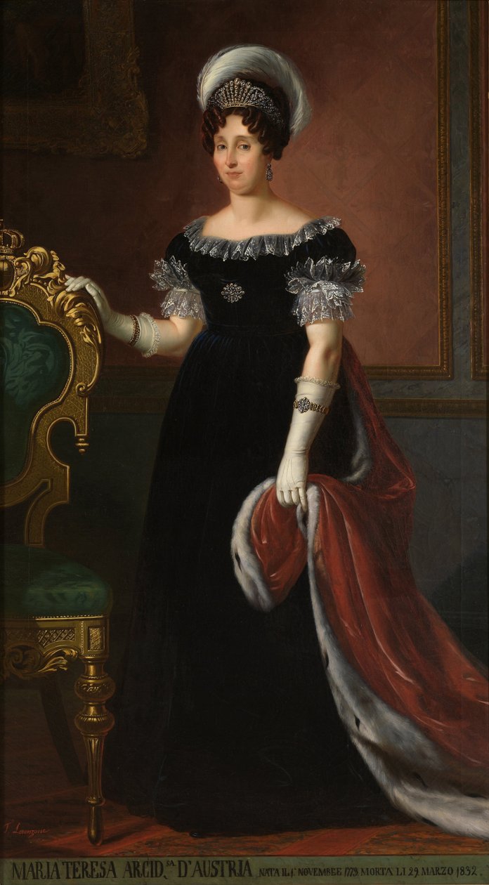 Maria Theresa av Østerrike-Este 1773-1832, dronning av Sardinia av Unbekannt