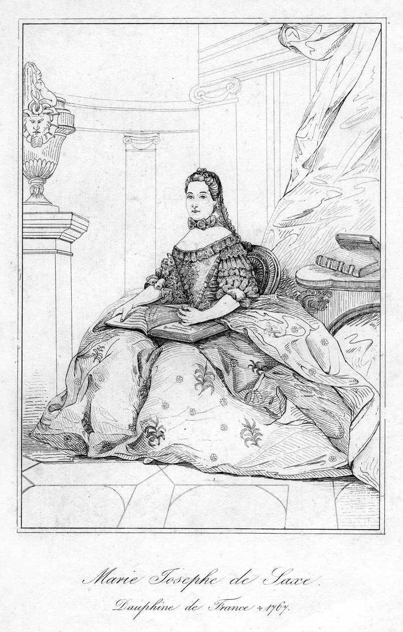 Marie-Josèphe av Sachsen, Dauphine av Frankrike av Unbekannt