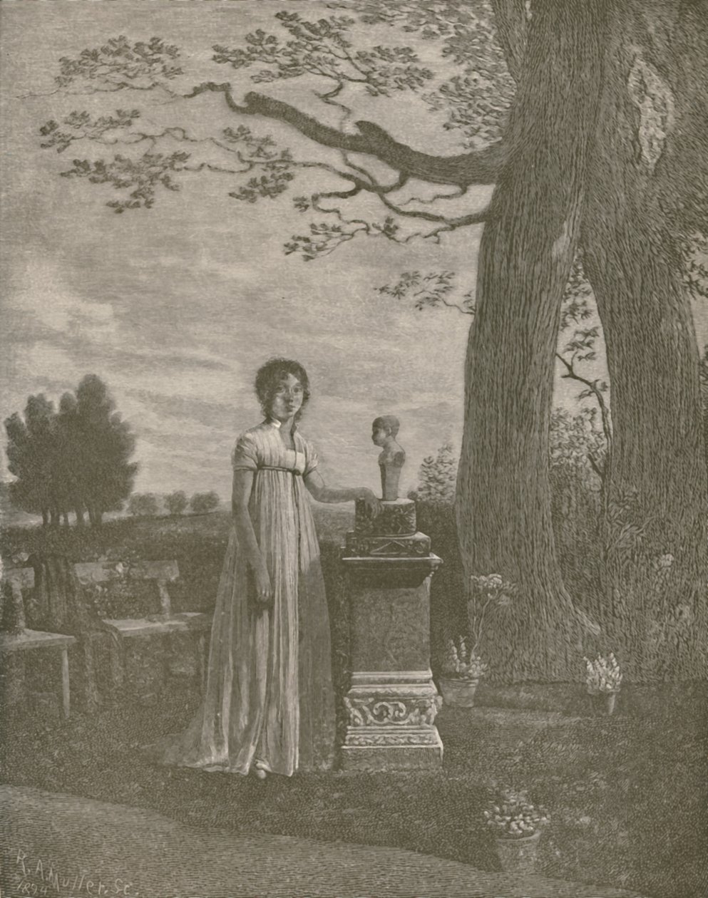 Marie-Julie Clary, kone til Joseph Bonaparte, dronning av Spania, c1806-1808, 1896 av Unbekannt