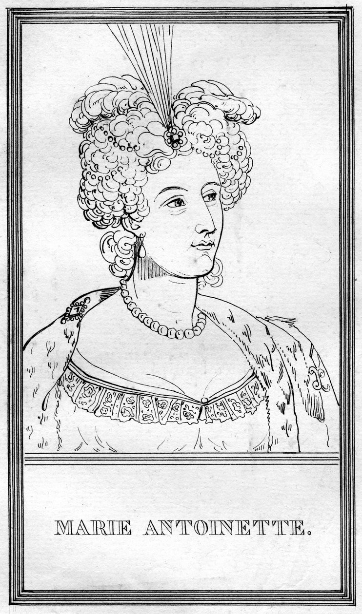 Marie Antoinette, dronningkonsort av Louis XVI av Frankrike av Unbekannt
