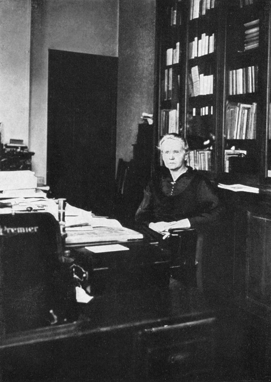 Marie Curie , polskfødt fransk fysiker, 1925 av Unbekannt