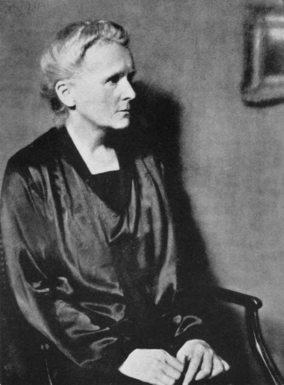 Marie Curie , polskfødt fransk fysiker, 1929 av Unbekannt