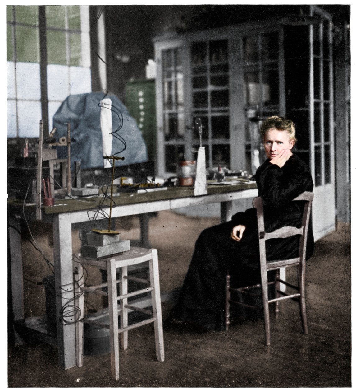 Marie Curie , polskfødt fransk fysiker, c1920. av Unbekannt