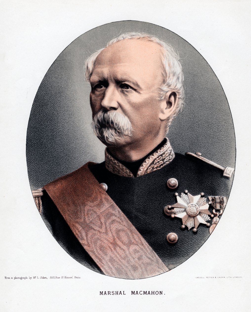 Marie Edme Patrice Maurice MacMahon, Duc de Magenta, fransk soldat og statsmann, c1880 av Unbekannt