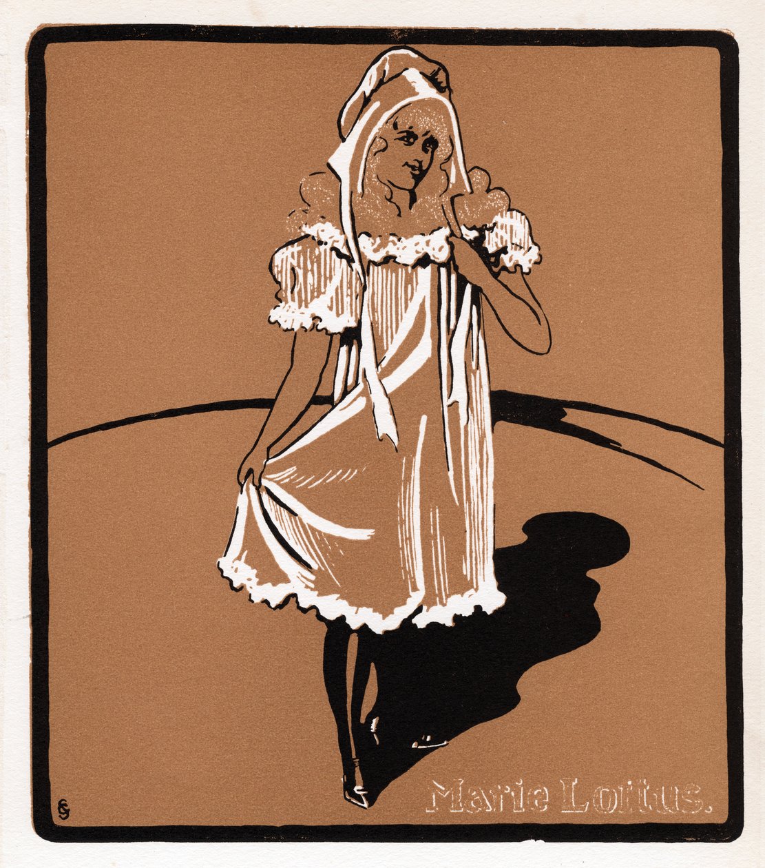 Marie Loftus 1857-1940, skotsk musikkhallstjerne, sent på 1800-tallet av Unbekannt