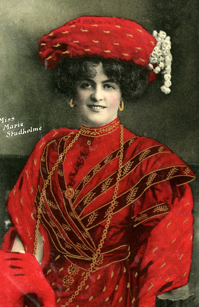 Marie Studholme 1875-1930, engelsk skuespillerinne, 1907 av Unbekannt