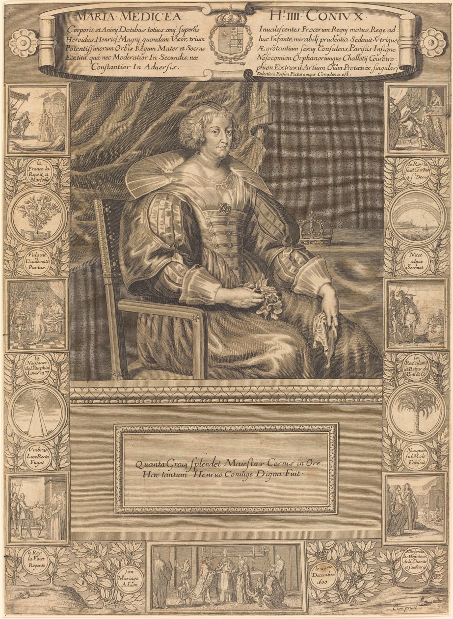 Marie de Medici. av Unbekannt