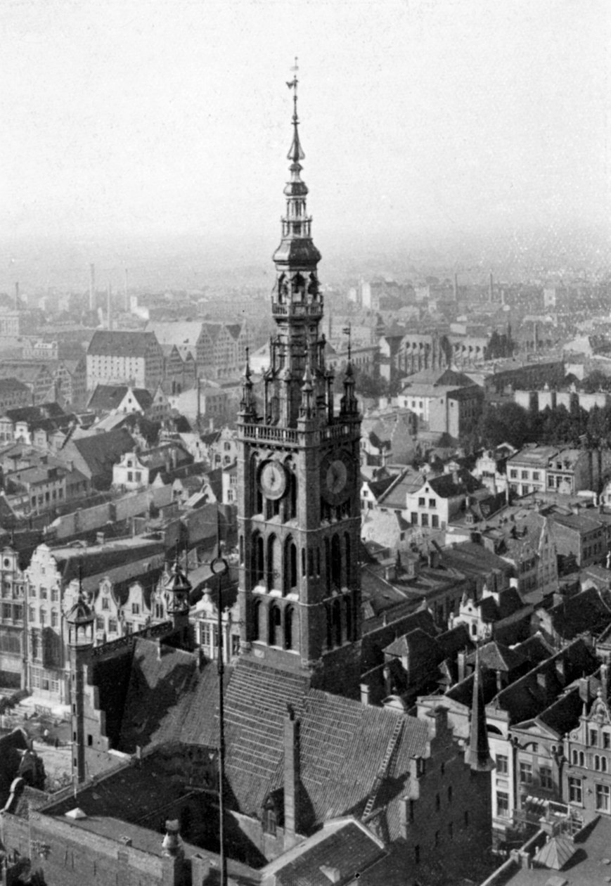 Marienkirche kirketårn, Tyskland, 1926 av Unbekannt