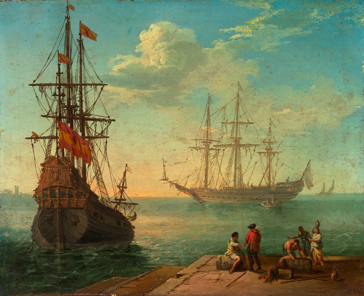 Marine, 1700-tallet. av Unbekannt
