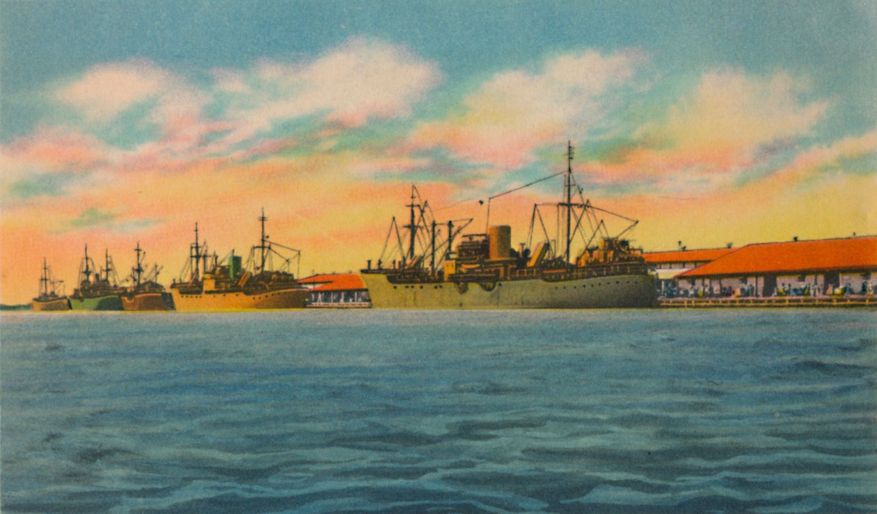Marine Terminal, Barranquilla, ca 1940-tallet av Unbekannt