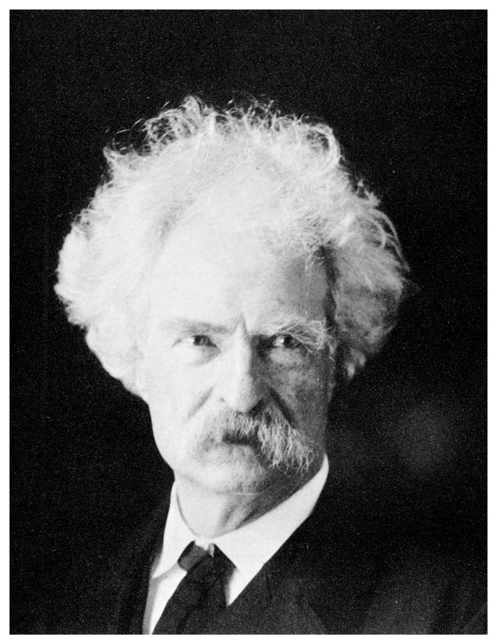 Mark Twain , amerikansk forfatter, i sine senere år, ca 1890-tallet 1955 av Unbekannt