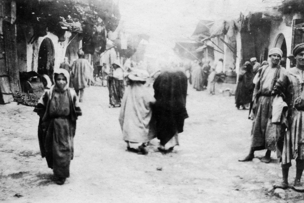 Marked, Mosul, Mesopotamia, 1918 av Unbekannt
