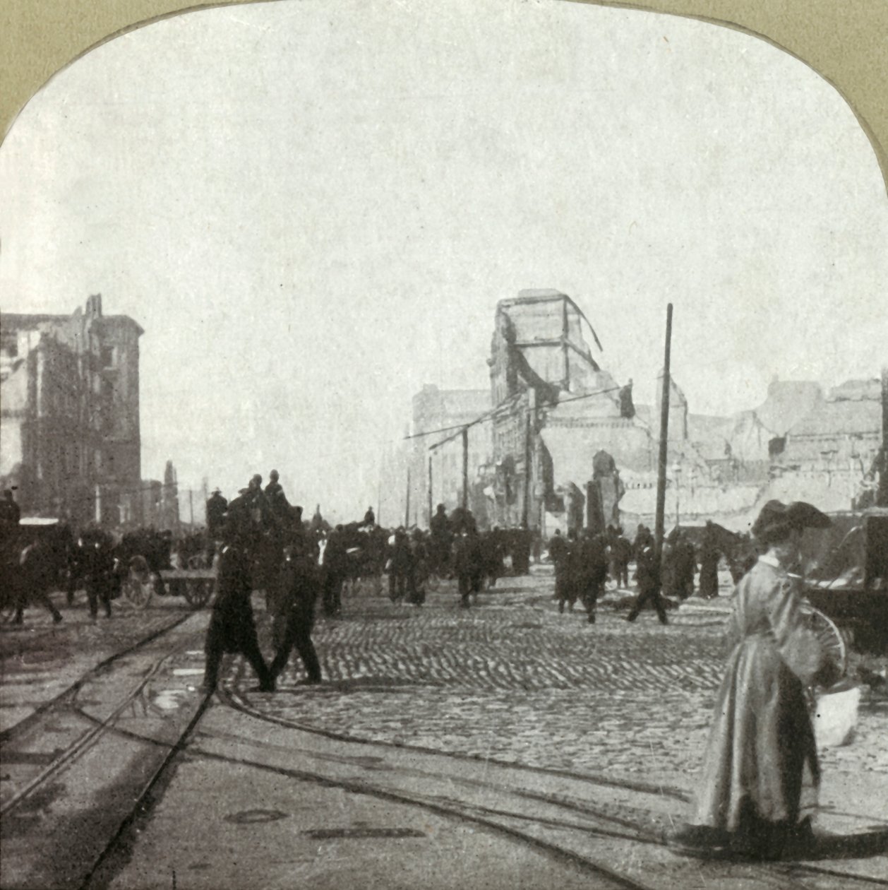 Market St. fra fergeleiet - Chronicle and Call-bygninger i avstand, 1906. av Unbekannt