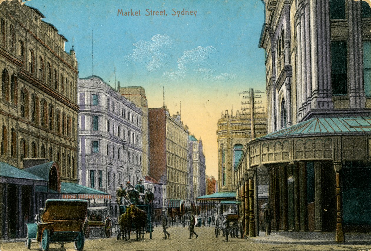 Market Street, Sydney, New South Wales, Australia, c1900-c1919 av Unbekannt
