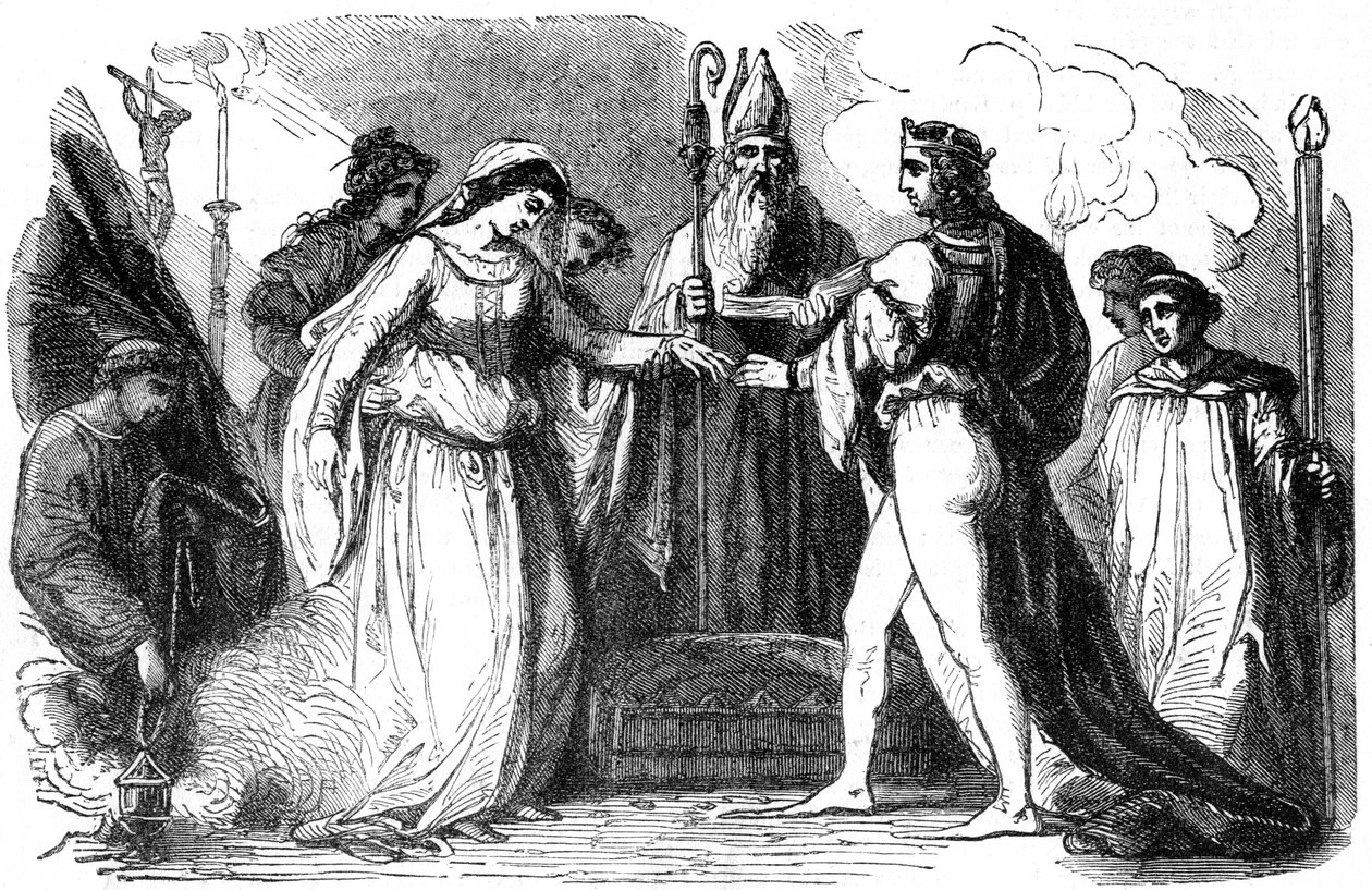 Ekteskap med Henry I av England og Matilda, 1100 av Unbekannt