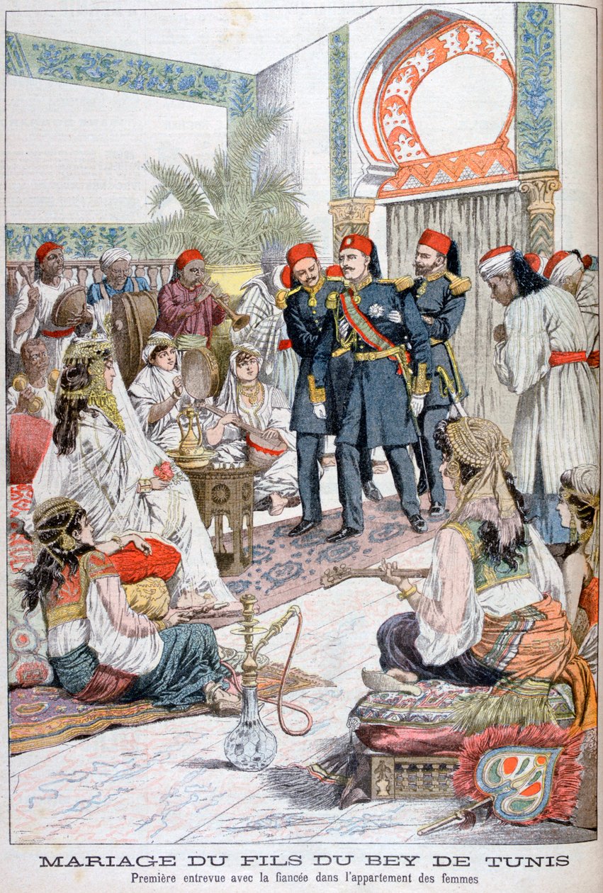 Ekteskap med sønnen til Bey of Tunis, 1903 av Unbekannt