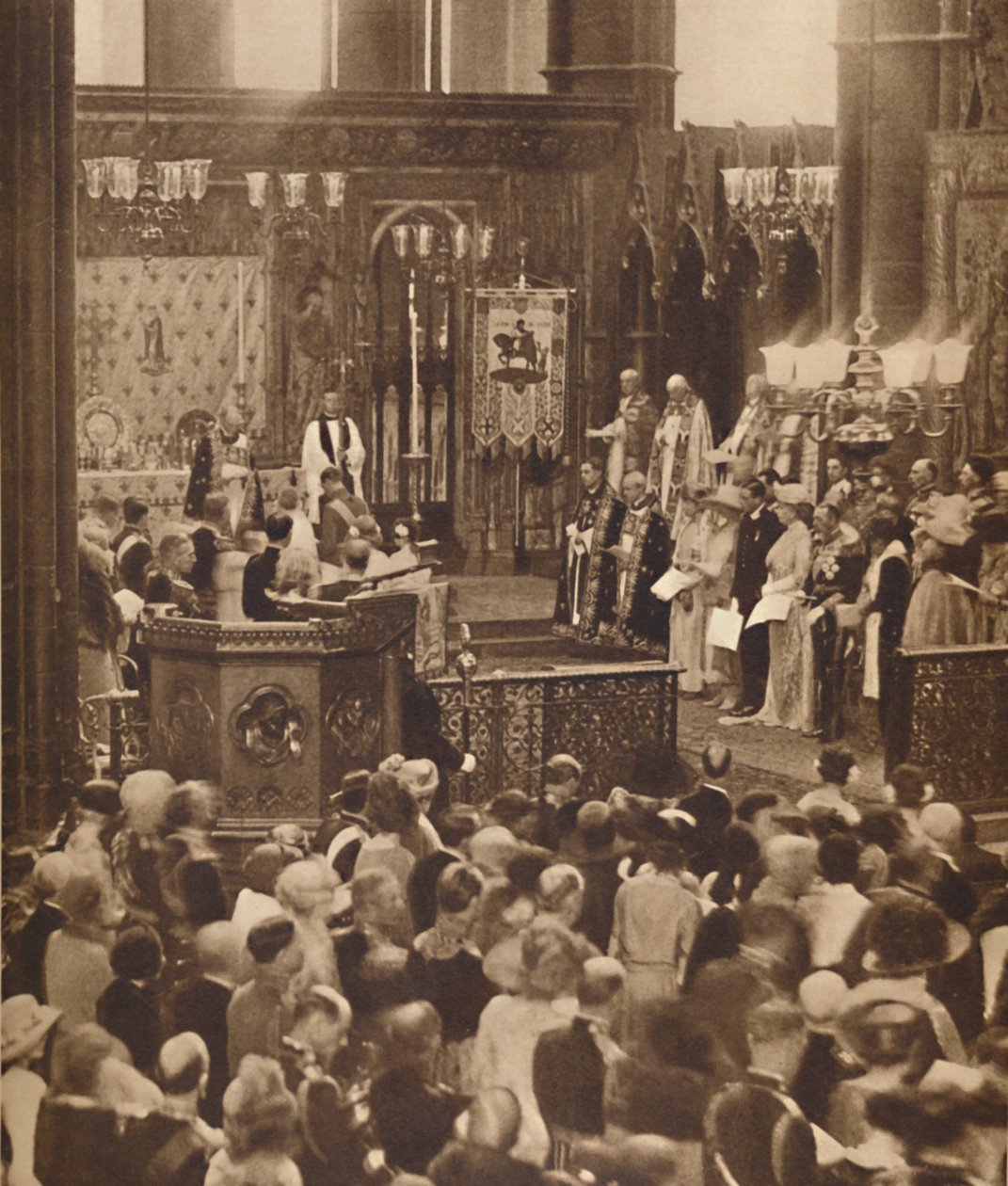 Gift i Westminster Abbey, 26. april 1923, 1937 av Unbekannt