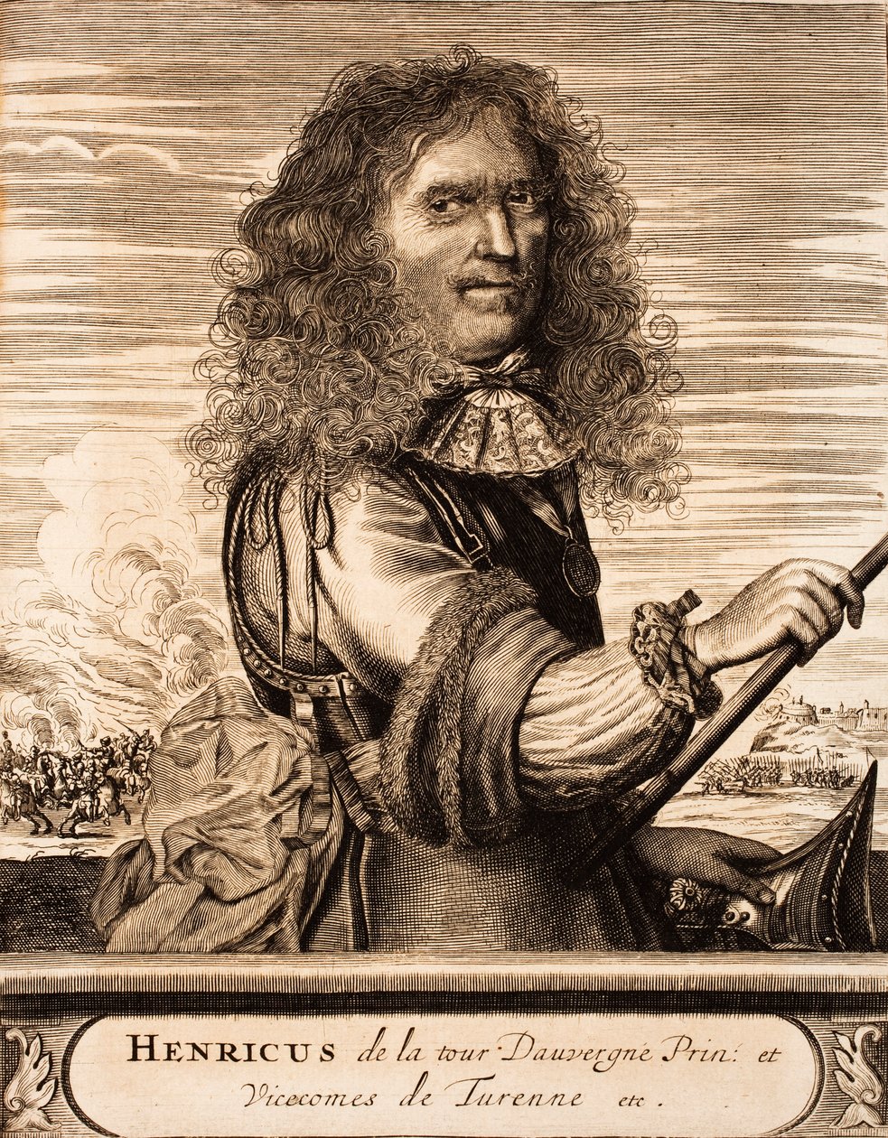 Marskalk Henri de La Tour dAuvergne, Viscount of Turenne 1611-1675, 1675. av Unbekannt