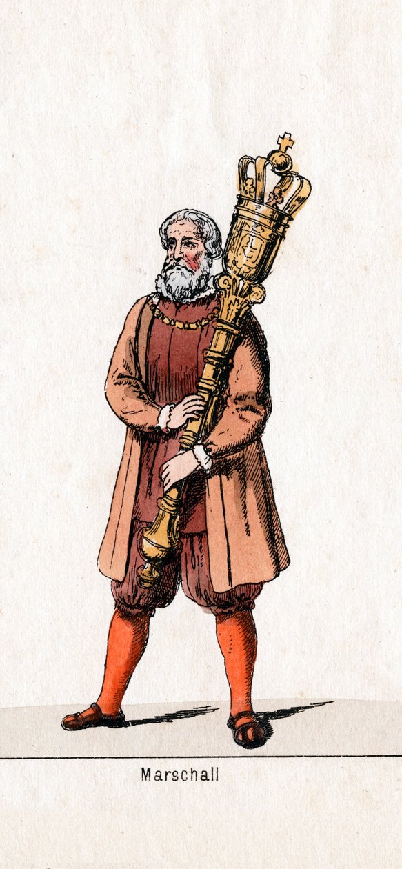 Marshall-kostymedesign for Shakespeares skuespill, Henry VIII, 1800-tallet av Unbekannt
