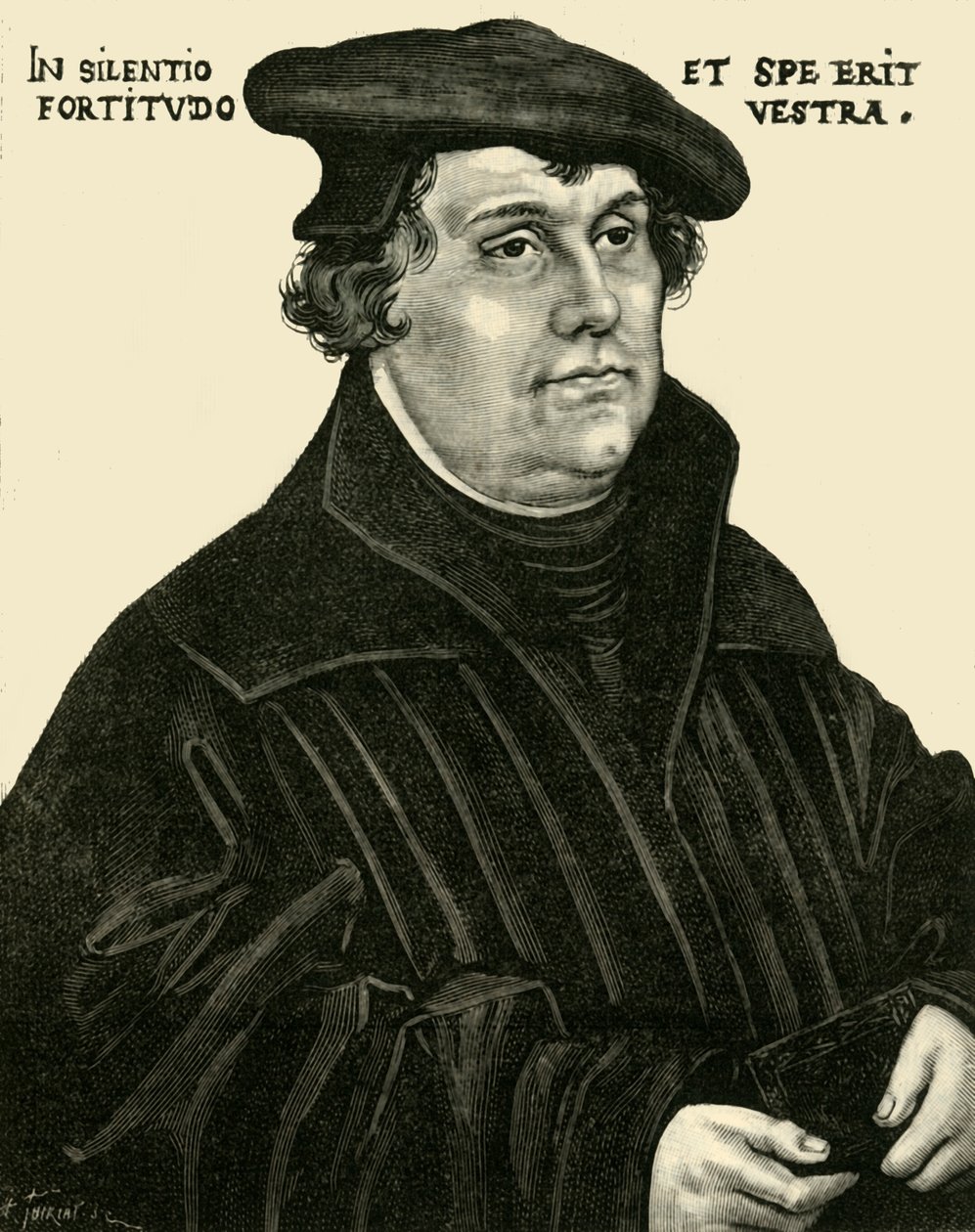 Martin Luther, ca 1520-1530, 1890. av Unbekannt
